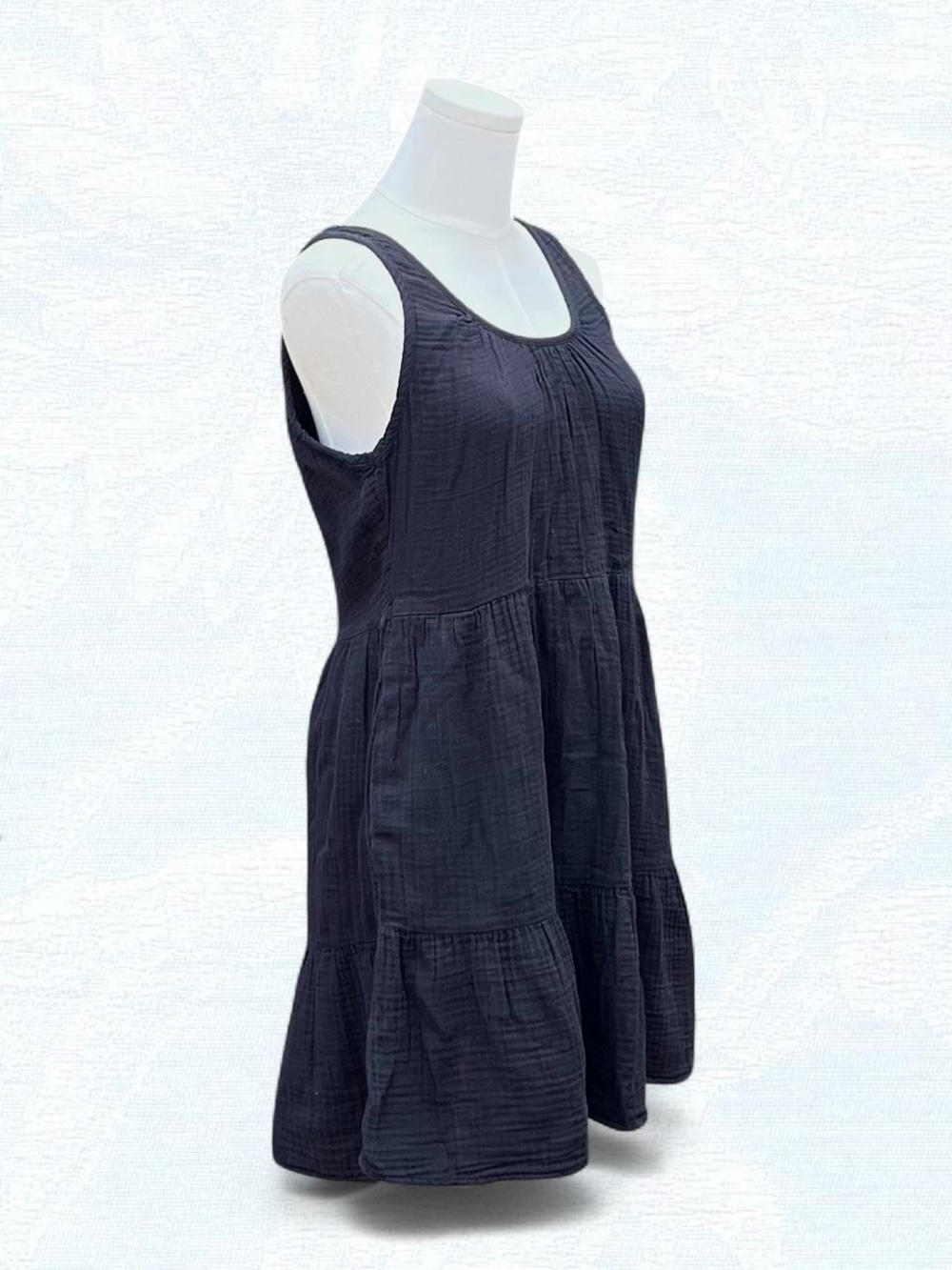 Universal Thread Black Tiered Ruffle Dress - Picture 3 of 6